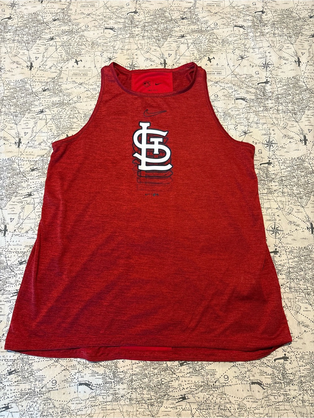 Nike Red St. Louis Cardinals Sleeveless Training Tank